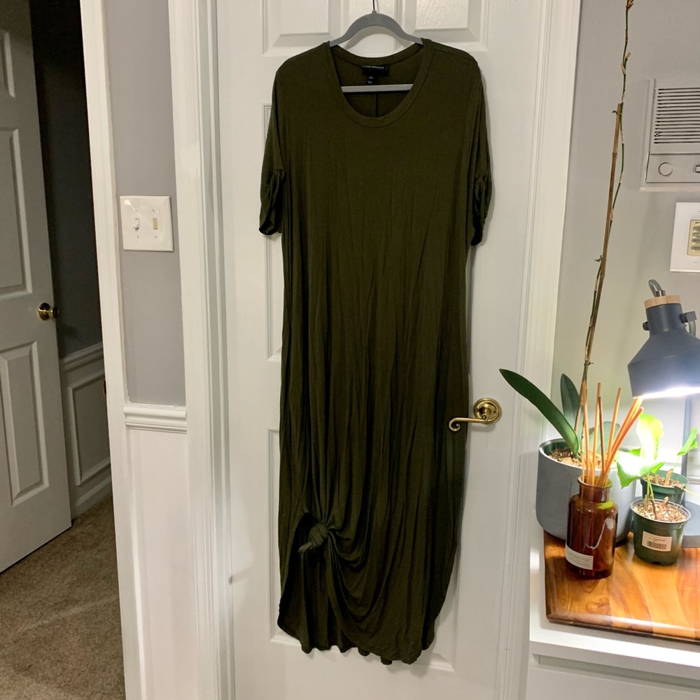 Lane Bryant Short Sleeved Jersey Maxi Dress